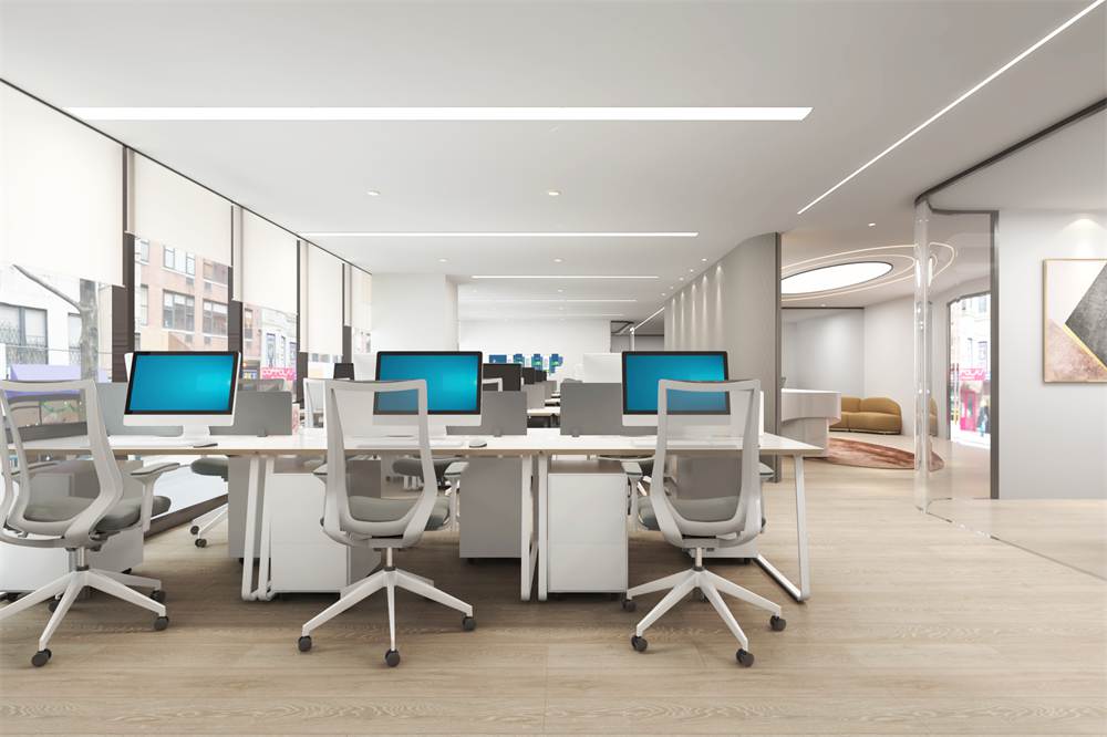 辦公室開放辦公區裝修效果圖